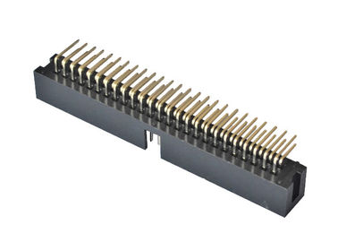 کانکتور زاویه ای سمت راست PCB 90 درجه جعبه نوع 2.54 میلی متر گام صدا 50 پین سردر حالی که