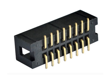 مواد عایق جعبه نرده جعبه نر 2.54 میلی متر گام صدا SMT تایپ کنید PBT / PA6T