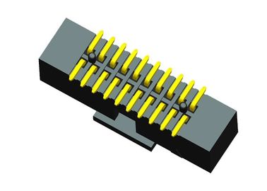 SMT CAP تایپ کنید جعبه سردر حالی که اتصال دهنده آبکاری فلش 1.27 میلیمتری طلایی