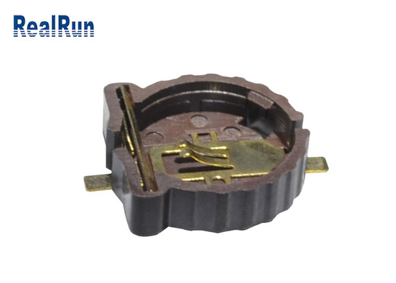 نگهدارنده باتری سکه ای 500VAC برنجی SMT Straight CR1220-2 Series LCP